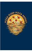 Pizza Sleep Pizza Repeat: Pizza Party 2020 Planner - Weekly & Monthly Pocket Calendar - 6x9 Softcover Organizer - For Mozzarella & Napoletana Lover Fans