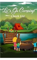 Let's go Camping Check List
