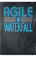 Agile > Waterfall