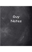 Guy Notes Composition Books For Men Chalkboard Style