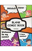 Blank Comic Book for Kids