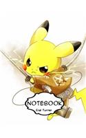 Notebook Journal: Pikachu Aot: Pocket Notebook Journal Diary, 120 Pages, 8.5 X 11 (Dot-Grid, Graph, Lined, Blank Notebook Journal)