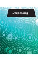 Dream Big: Calendar Schedule Organizer and Journal Notebook. Monthly Goals, Distraction To Avoid, Monthly Wins And Insights Gained for each Month With Inspirat