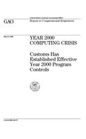 Year 2000 Computing Crisis: Customs Has Established Effective Year 2000 Program Controls