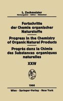 Fortschritte der Chemie Organischer Naturstoffe / Progress in the Chemistry of Organic Natural Products / Progres Dans la Chimie des Substances Organiques Naturelles