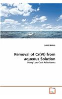 Removal of Cr(VI) from aqueous Solution