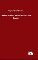 Geschichte der Hexenprozesse in Bayern