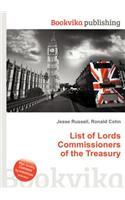 List of Lords Commissioners of the Treasury