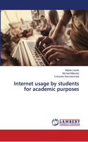 Internet usage by students for academic purposes