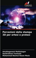 Percezioni della stampa 3D per ortesi e protesi