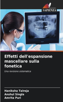 Effetti dell'espansione mascellare sulla fonetica