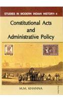 Consititutional Acts And Administrative Policy