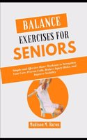 Balance Exercises for Seniors