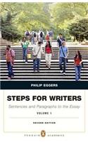 Steps for Writers: Sentence and Paragraph to the Essay, Volume 1 Plus New Mylab Writing with Etext -- Access Card Package