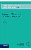 Computer Algebra and Differential Equations