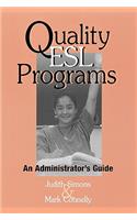 Quality ESL Programs