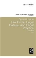 Special Issue: Law Firms, Legal Culture and Legal Practice