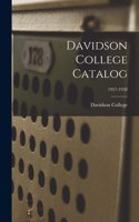 Davidson College Catalog; 1957-1958