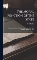 Moral Function of the State
