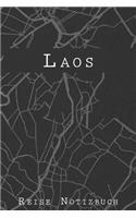 Laos Reise Notizbuch: 6x9 Reise Journal I Tagebuch mit Checklisten zum Ausfüllen I Perfektes Geschenk für den Trip nach Laos für jeden Reisenden