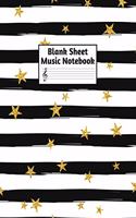 Blank Sheet Music Notebook