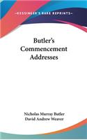 Butler's Commencement Addresses