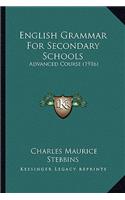 English Grammar for Secondary Schools