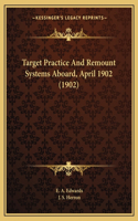 Target Practice and Remount Systems Aboard, April 1902 (1902)