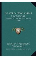 De Vero Novi Orbis Inventore