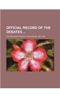 Official Record of the Debates: (English)