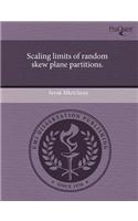 Scaling Limits of Random Skew Plane Partitions