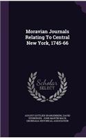 Moravian Journals Relating to Central New York, 1745-66