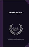 Bulletin, Issues 1-7