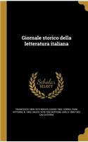 Giornale Storico Della Letteratura Italiana