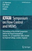 IUTAM Symposium on Flow Control and MEMS