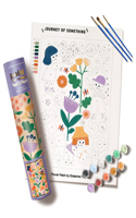 Flower Patch Paint by Numbers Kit - Easy & Fun Painting Set for Kids Ages 5 to 12