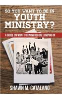So You Want to be in Youth Ministry?