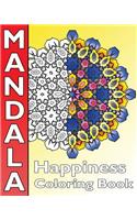 Happiness Mandala Coloring