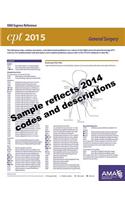 CPT 2015 Express Reference Coding Card: General Surgery