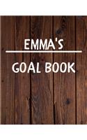 Emma's Goal Book: New Year Planner Goal Journal Gift for Emma / Notebook / Diary / Unique Greeting Card Alternative