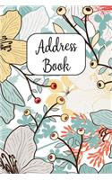 Address Book: Cute Address Book with Alphabetical Organizer, Names, Addresses, Birthday, Phone, Work, Email and Notes