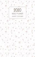 2020 Weekly Planner January to December