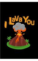 I lava you: 6x9 Friendship - blank with numbers paper - notebook - notes