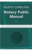 North Carolina Notary Public Manual, 2016