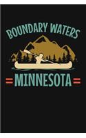 Boundary Waters Minnesota: A Lined Notebook and Journal