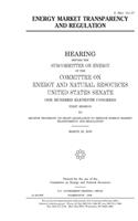 Energy market transparency and regulation