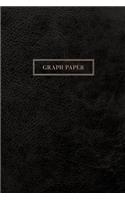 Graph Paper: Executive Style Composition Notebook - Classic Black Leather Style, Softcover - 6 x 9 - 100 pages (Office Essentials)