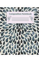 Composition Notebook: Wide Ruled Notebooks Paper - Composition Notebook (Diary, Journal) 7.5x9.25in 110 Pages Wide Ruled Notebooks Paper