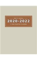 2020 2022 3 Year Monthly Planner: 36 Months Yearly Planner & Monthly Calendar View -Very Simple Design Planner Schedule - Organizer - Great Useful Journal -8.5"X11" Size(48 Simple Design Planners 2020-2022)