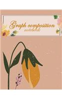 Graph composition notebook: Blank Quad Ruled, Blank Graph Paper Composition Books 120 Pages Large Print 8.5" x 11" Square Grid Paper